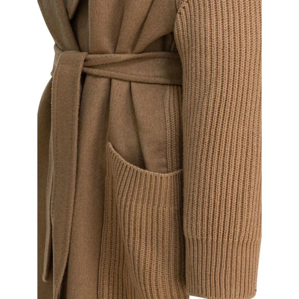 Max Mara Camel Long Coat tag size 44 Women - Picture 4 of 4